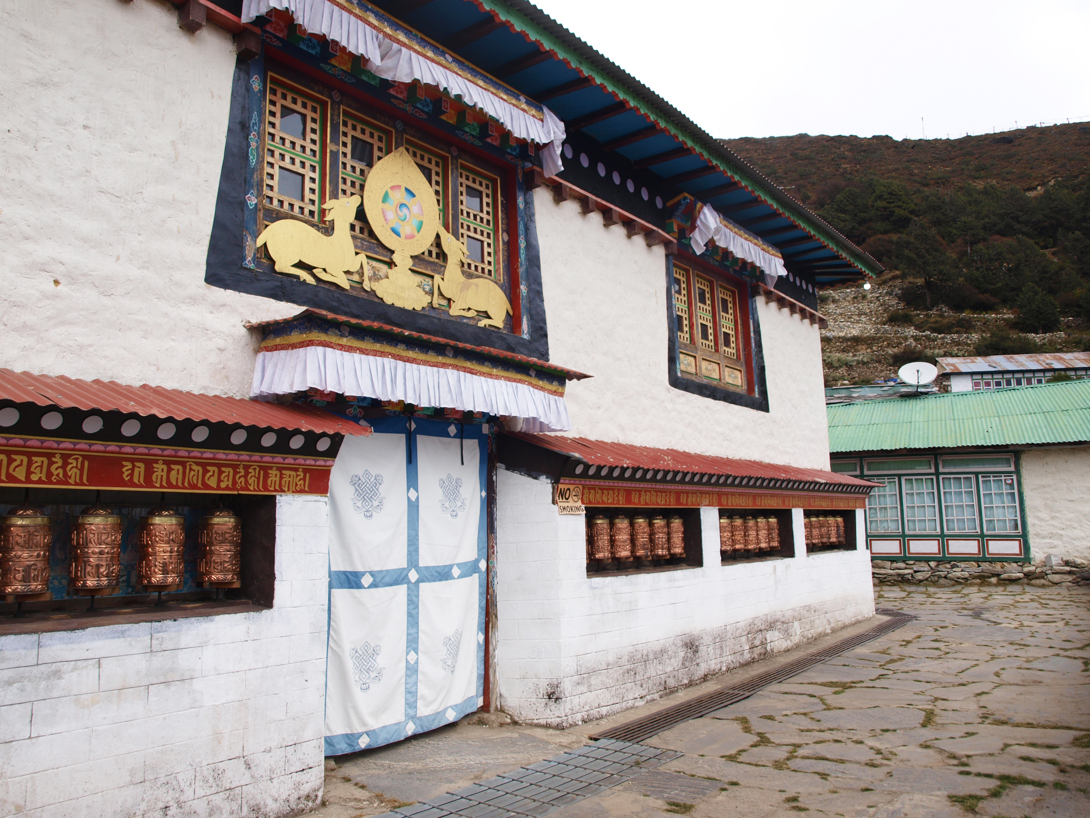 Pangboche Monastery close up