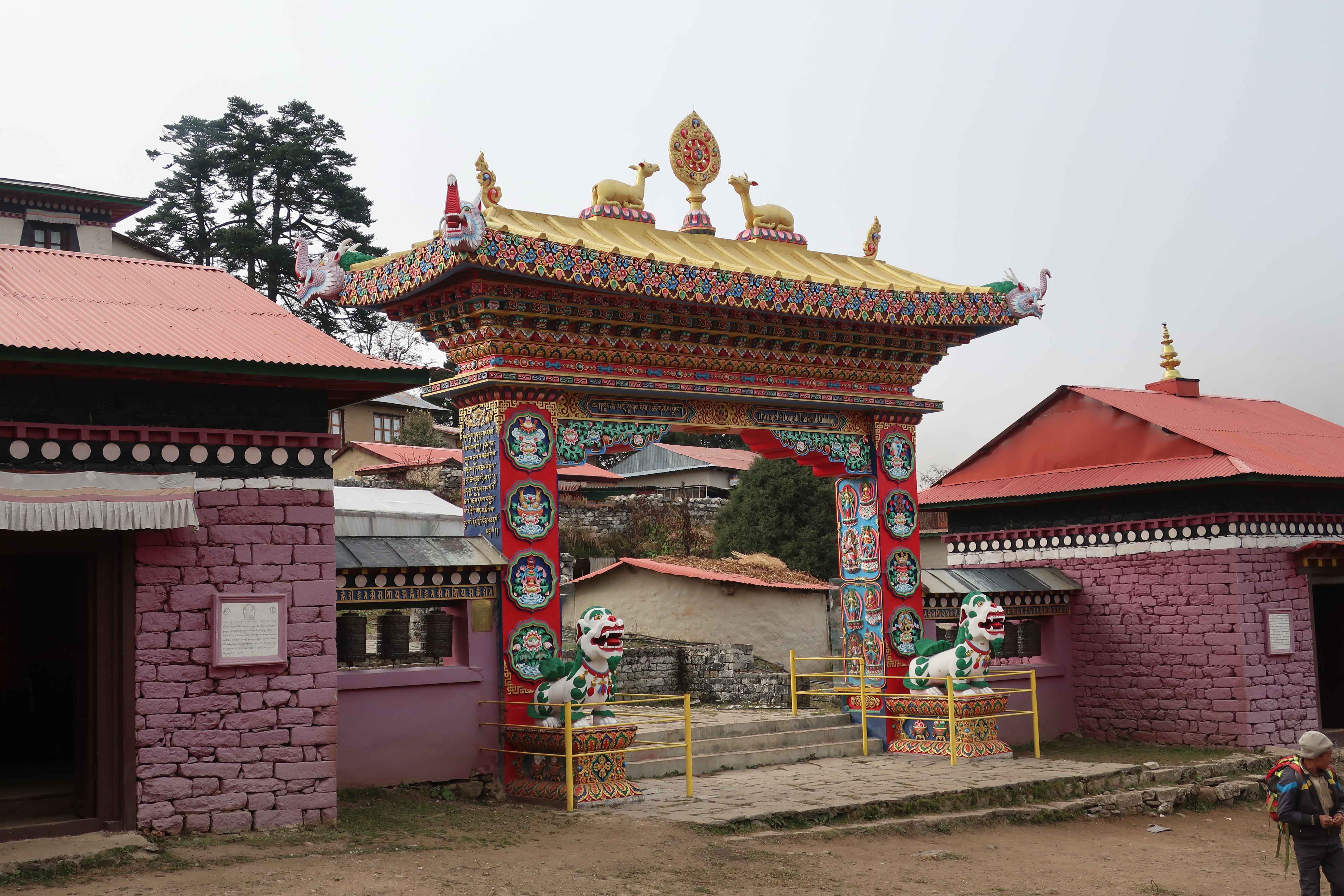 Tingboche Monastery Entry Nepal EBC trek