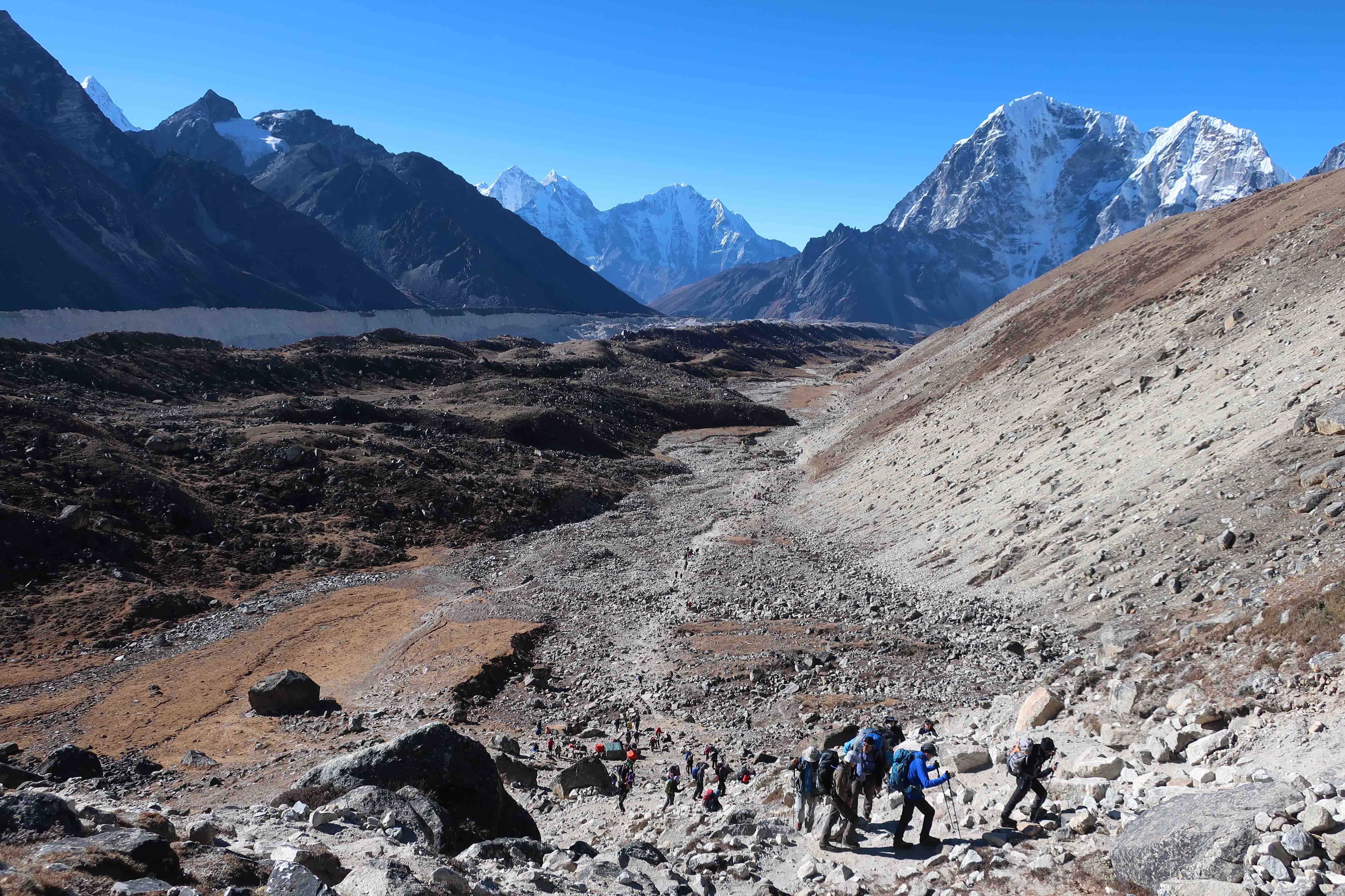 Lobuche to Gorakshep Everest Base Camp October 2018