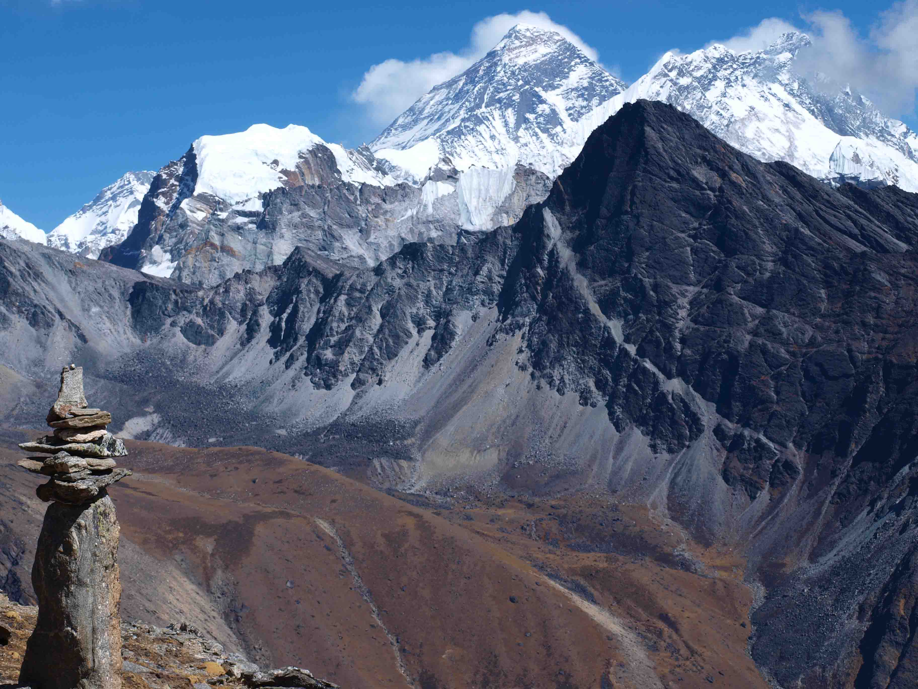 Mt Everest view from Gokyo Ri Everest Base Camp trek